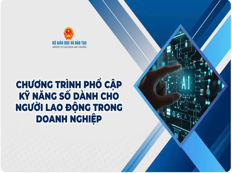 Chương trình phổ cập kỹ năng số dành cho người lao động trong doanh nghiệp